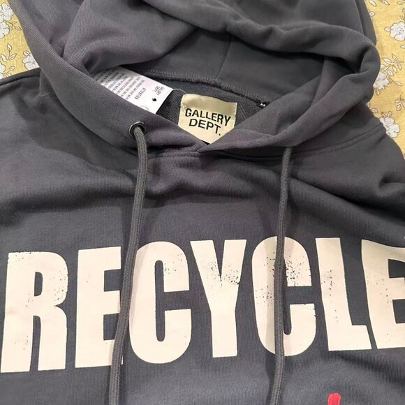 Gallery Dept Black Painter Logo Hoodie - Picture 7 of 8